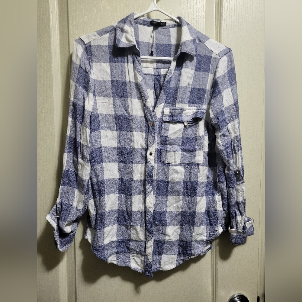 Dynamite Plaid Button Up Shirt